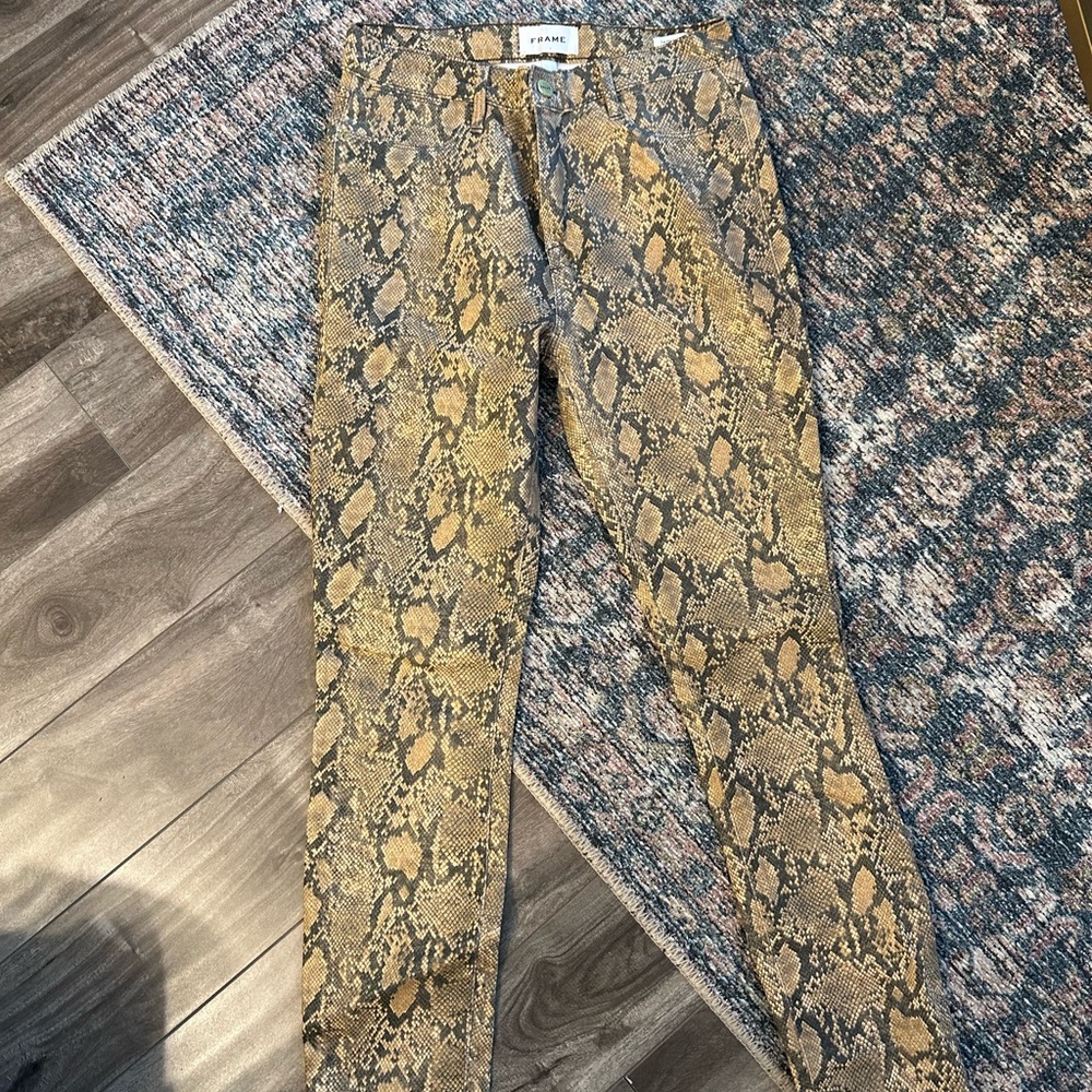 Frame python print jeans - Picture 2 of 2